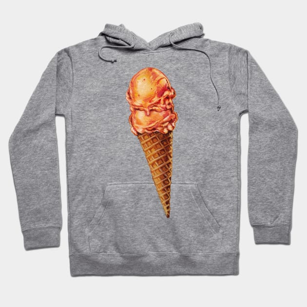 Strawberry Double Scoop Hoodie by KellyGilleran